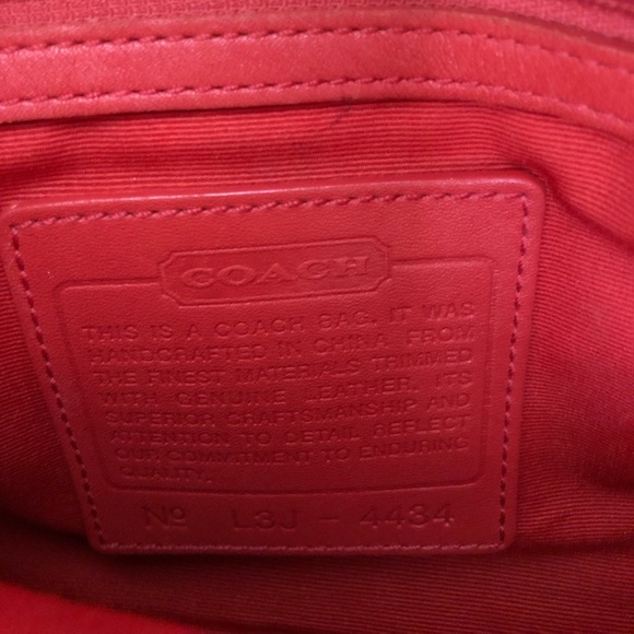 Striped Coach purse - Picture 5 of 7